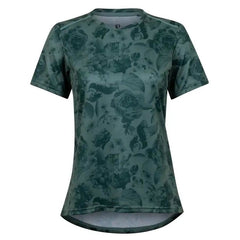 Pearl Izumi Summit Womens SS MTB Jersey - Pale Pine/Pine Floral