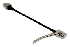 SKEWER Rear, 165mm, Q/R, Steel, SILVER, Not Suitable for disc bikes.