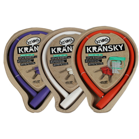 Knog Key Cable Lock Kransky 880mm White