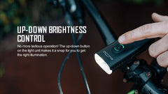 Magicshine Front Light - RAY 1600 - Bluetooth Remote - Garmin Bar Mount - IPX6 USB-C