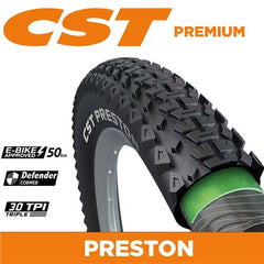 CST Tyre Preston Cobweb 29 x 2.35 Wire Black