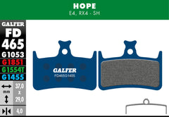 Galfer Brake Pads Road G1455 FD465 Hope RX4