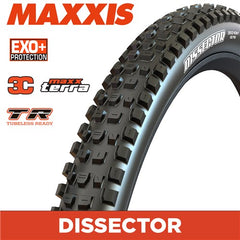 Maxxis Dissector G2 29x2.4 WT 60TPI EXO+ 3C MaxxTerra TR Folding Tyre