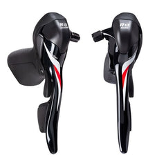 Microshift Drop Bar Shifter - R10 SB-R402K 2 x 10 Speed - Pair (Shimano Road)