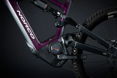 Norco Range 2024 VLT C1 Electric Mountain Bike Dual Suspension Purple Size 3
