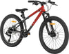 Pedal Jackal 24" Kids Mountain Bike Red/Charcoal Fade