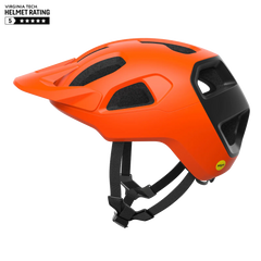 POC Cularis MTB Helmet | Fluorescent Orange Matt/Uranium Black Matt