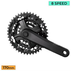 PROWHEEL Crankset MTB - TF-CQ10 3x7/8 Square Taper - 170mm 42-32-22T