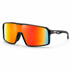 OSKA Karma Matte Black Red Photochromic Glasses
