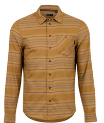 Pearl Izumi Men's Rove Flanel Toffee Blanket Stripe
