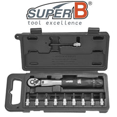 SuperB Torque Wrench Set 1/4" 4-24 Nm