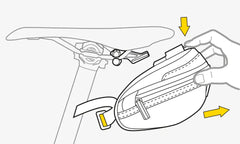 Topeak Wedge Pack II w/Rain Cover