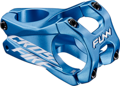 FUNN Stem - Crossfire - 35mm - 35mm - 0° Rise - Steer 1-1/8 Inch - Blue