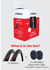 VittoriaTwin Pack Rubino V G2 26mm+2x60mmTube