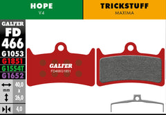 Galfer Brake Pads Advanced G1851 FD466 Hope/Trickstuff V4