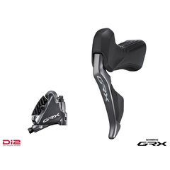 Shimano Hydraulic Rear Disc Brake GRX Di2 BR-RX810 Dual Ctrl Lever ST-RX815 Left 2x Shift