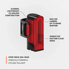 Strip Drive 300+ Rear 300 Lumens | Lezyne