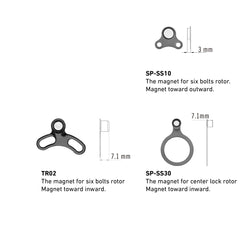 Tektro Magnetic Speed Sensor for 6-Bolt Rotor