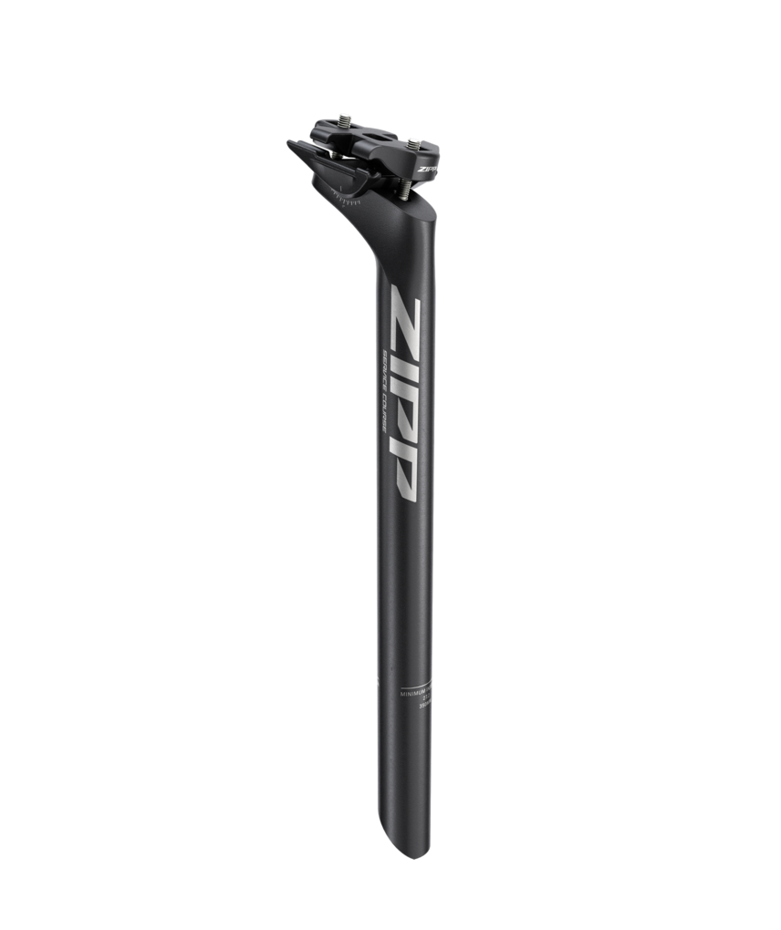 Zipp Seatpost Service Course 0 Offset 27.2 x 350mm Black - Front View