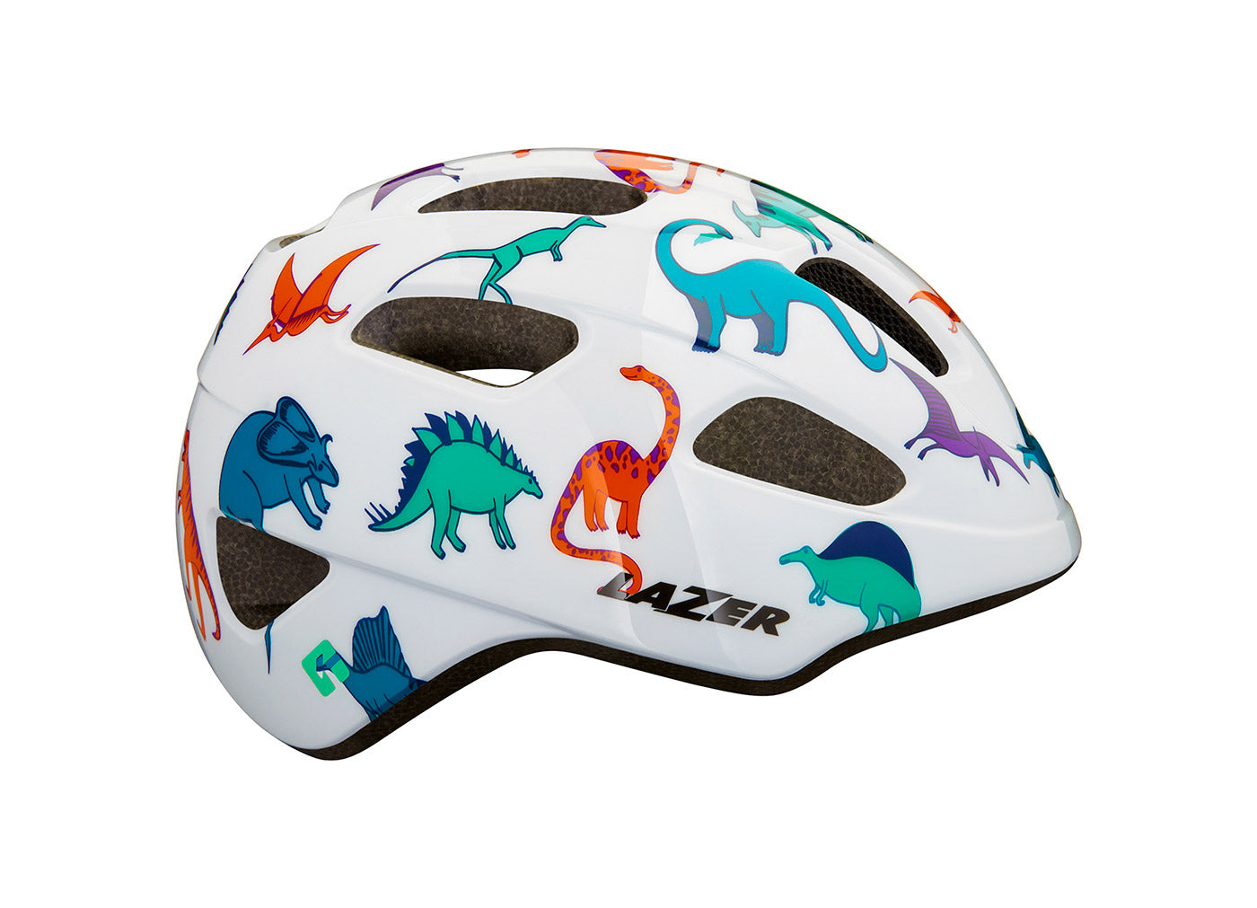 lazer-kids-helmet-pnut-kineticore-dinosaurs-white