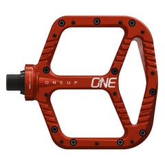 OneUp Aluminum Pedals Red