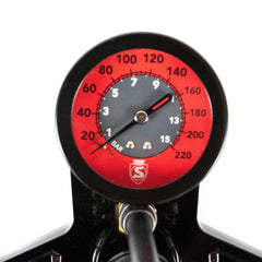 Silca Floor Pump Pista Plus Grey - Gauge