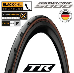 Continental GP5000 S TR 700x30C Folding Tyre Road Transparent
