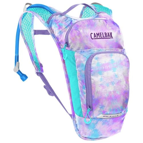 Camelbak Kids' Mini M.U.L.E. Hydration Pack with Crux Reservoir (Tie Dye/Pink) - 1.5L