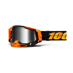 100% Goggles Racecraft 2 Costume 2 Black/Orange & Silver Mirror Lens