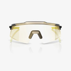 100% Glasses AEROCRAFT - Metallic Black - Gold Mirror Photochromic Lens