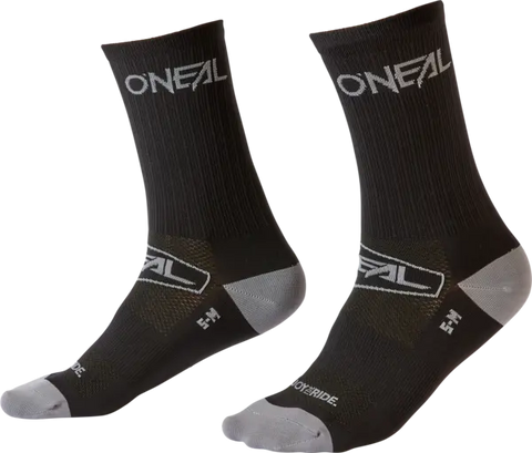 ONeal Shoes 22 MTB Flat Pedal Pinned Pro Black/Grey *Free Socks