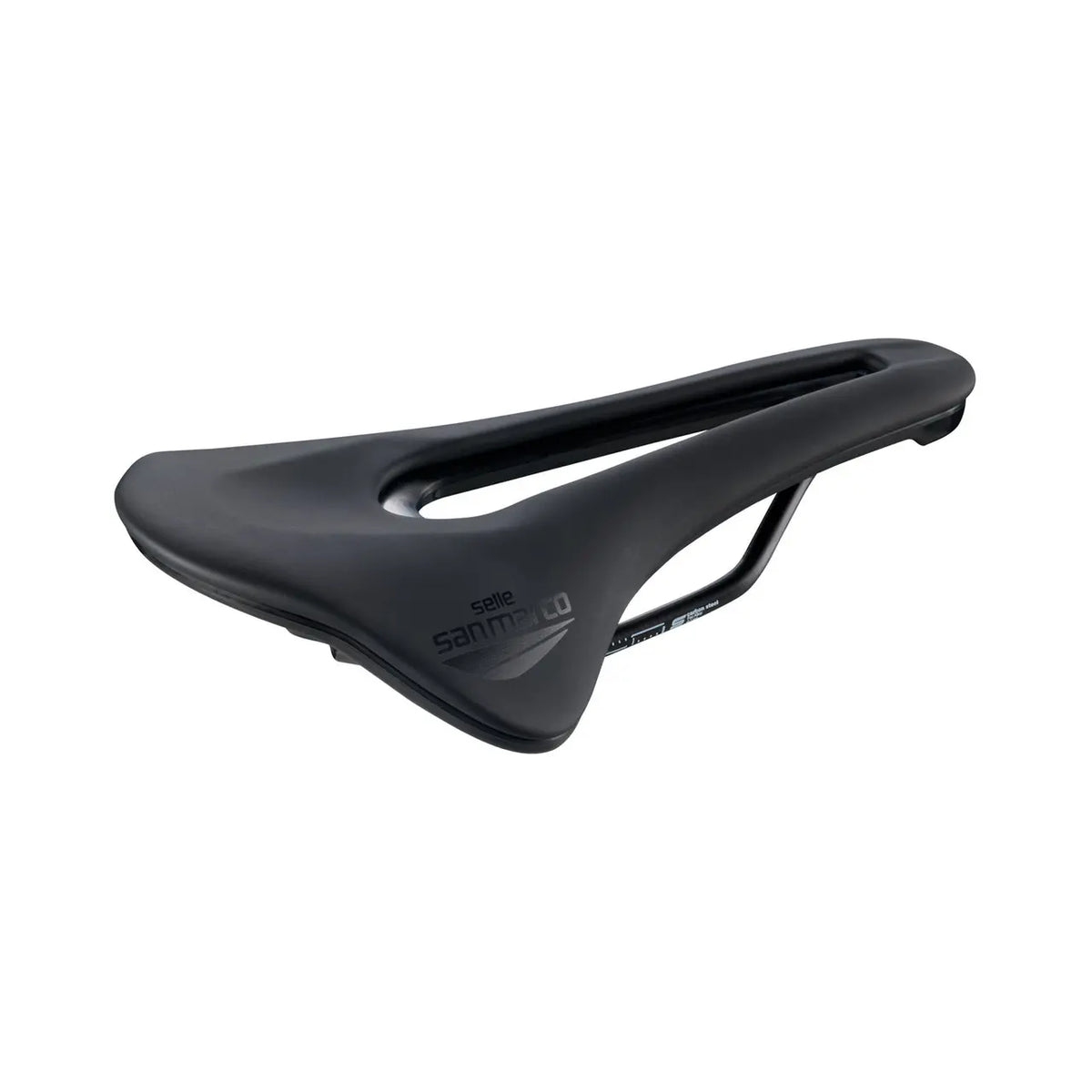 Shortfit 2.0 Sport Open Fit Wide 155 Black | Selle San Marco Saddle