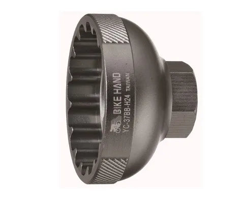 Bikehand Bottom bracket tool, 16 notch, alloy, for FSA/MegaEvo/T47/PF30, use with 1/2 driver or 24mm wrench