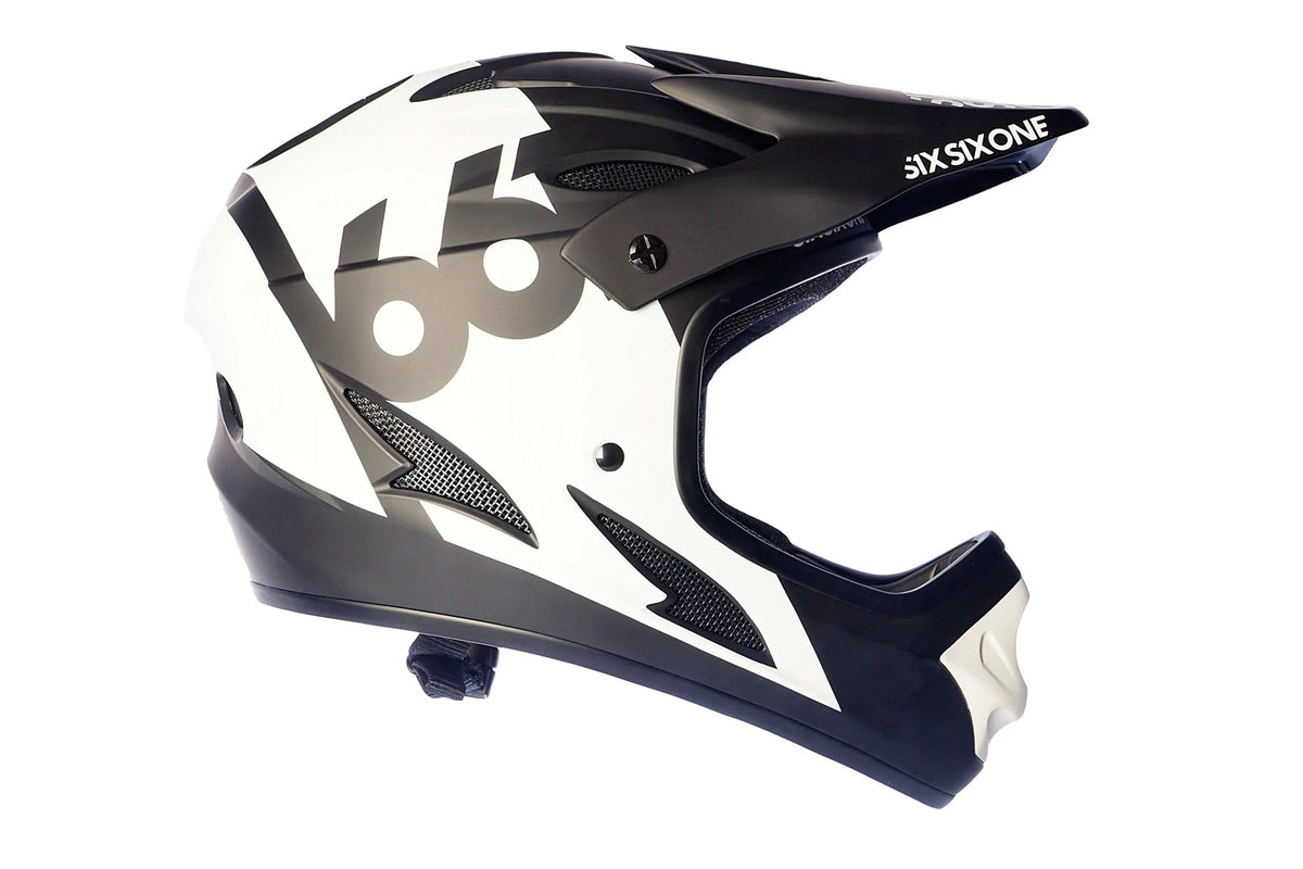 661 Full Face Helmet Comp White RH Profile