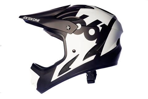 661 Full Face Helmet Comp White LH Profile
