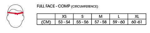 661 Full Face Helmet Comp White