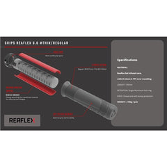 Leatt Grips ReaFlex 6.0 Black - 31mm Regular