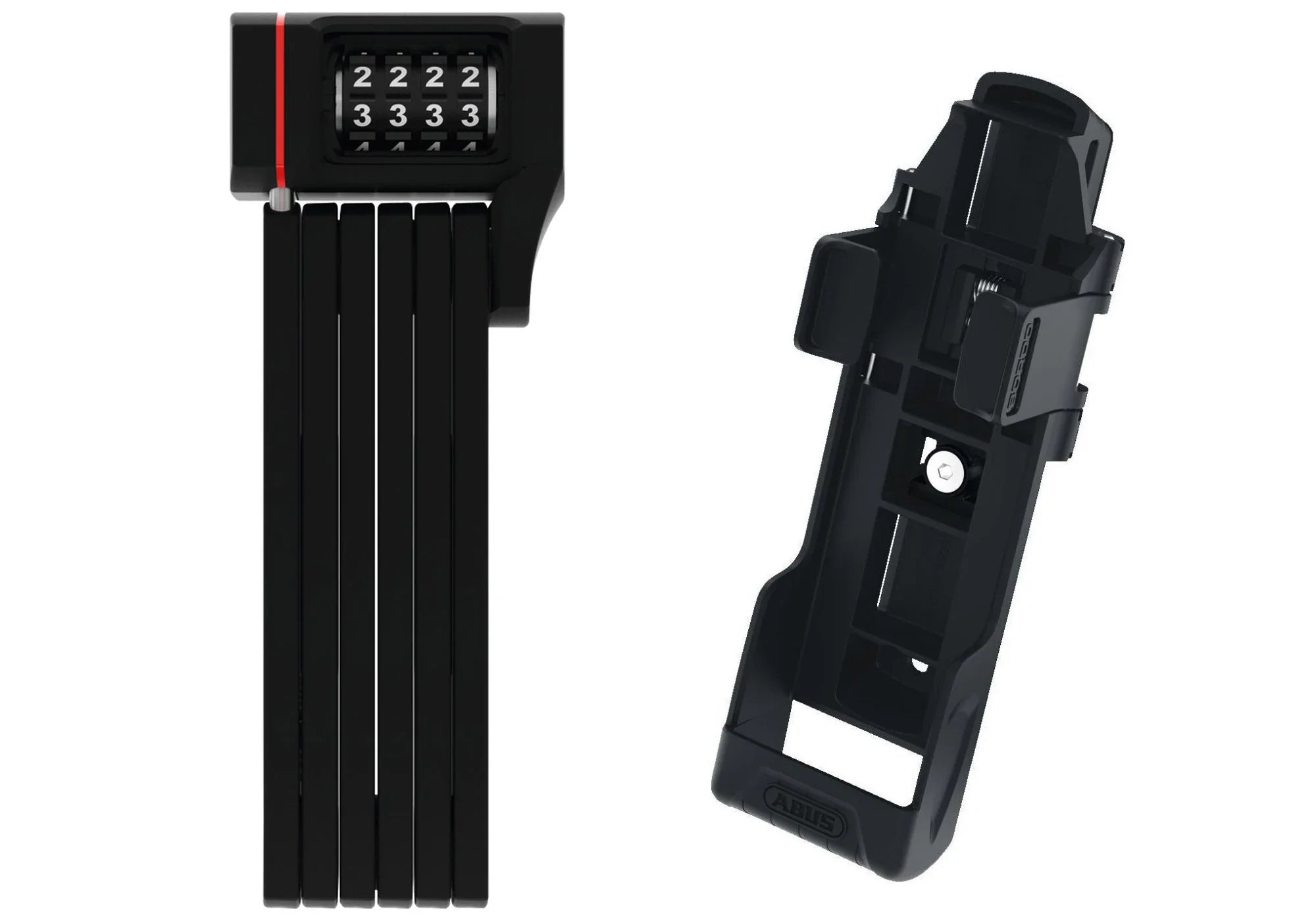 Abus Folding Combination Lock U-Grip Bordo 5700 80cm with Bracket