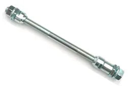 Axle Rear 3/8" x 26T x 185mm, with Cone & Nut