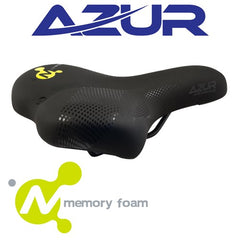 Azur Saddle Zeta Comfort Memory Foam Saddle Black