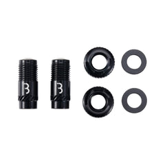 BBB VALVE CAPS CORECAP 2PC/PR Black
