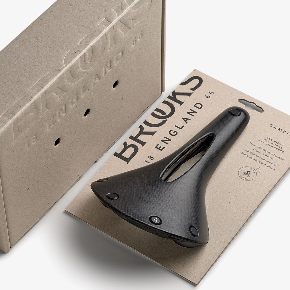 Brooks Saddle C17 Carved All Weather Black