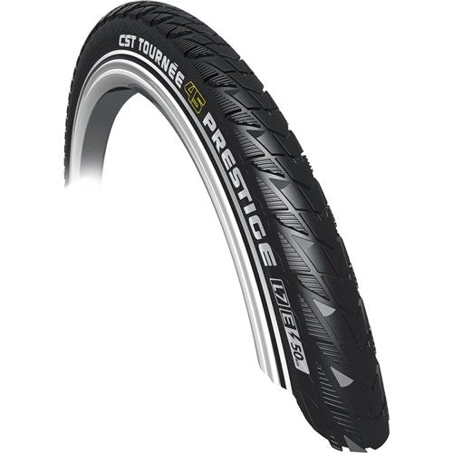 CST Tyre Tournee C3039 700 x 45 E Bike E50 Level 7 Wire Bead - Reflective Strip