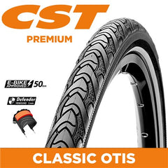 CST Tyre Classic Otis Hybrid C1777 700 Kevlar 3mm Layer Black/Reflective