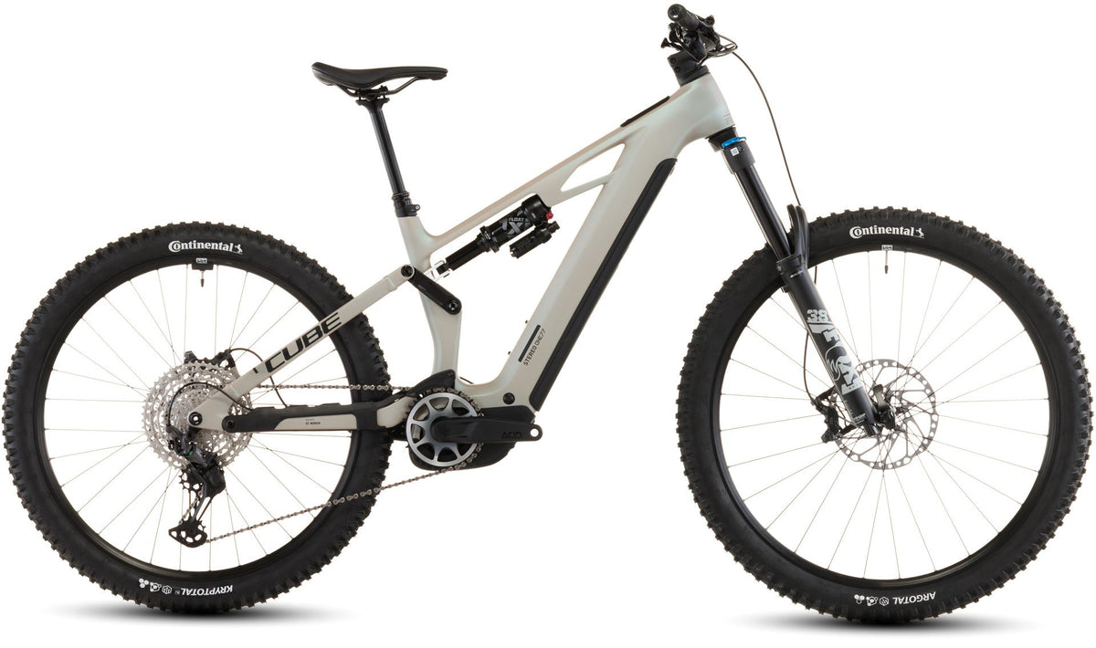 CUBE 25 ONE77 HPC SLX 800 - Glintsand´n´Black | Electric Mountain Bike