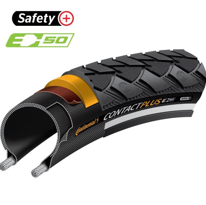 Continental Contact Plus Commuter Tyre 700 x 32c