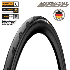 Continental GP5000 S TR 700x28C Folding Tyre Road Blk/Blk