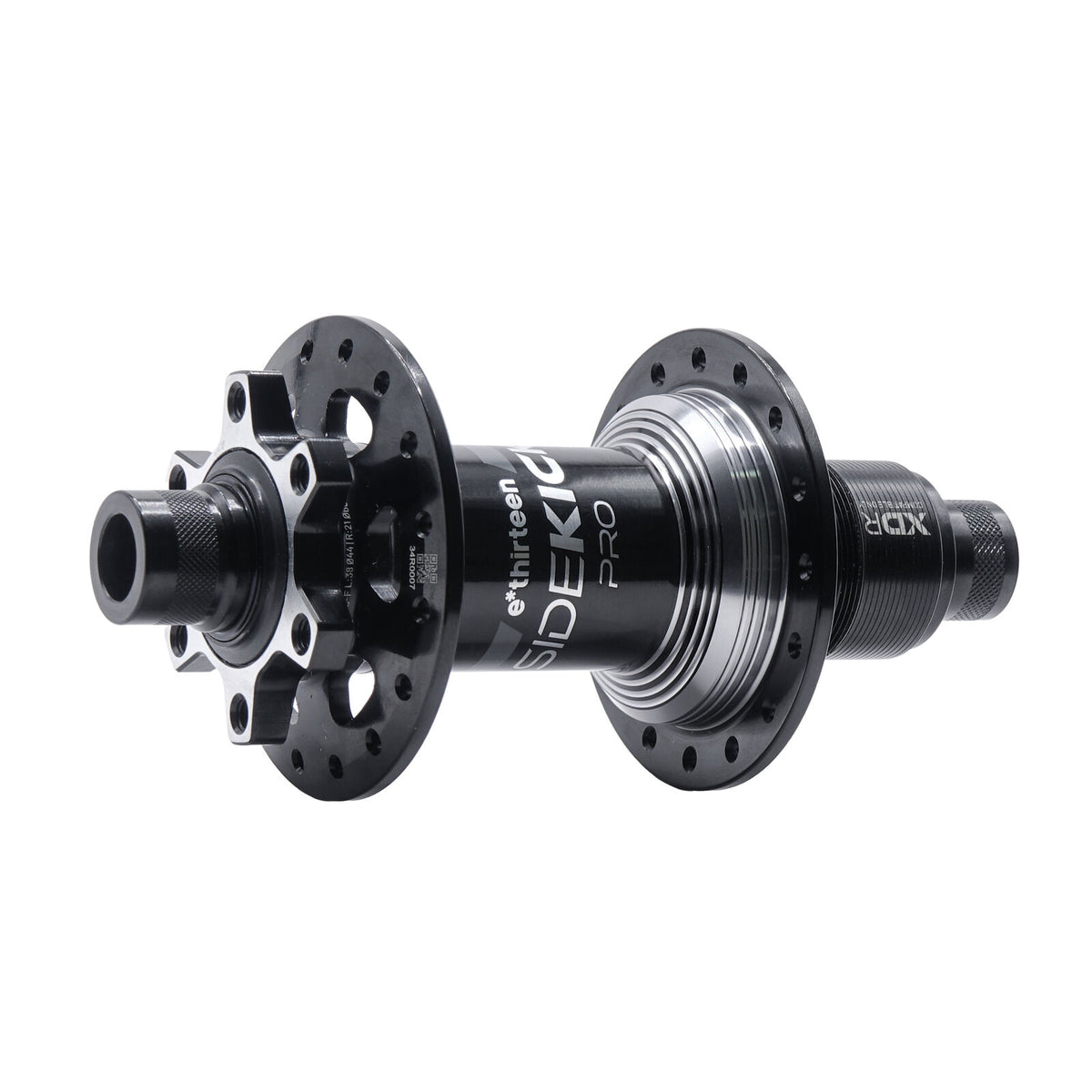 e*thirteen Sidekick Pro | Rear Hub | 28h | 148x12mm Boost | XD Driver | Black/Sterling Silver