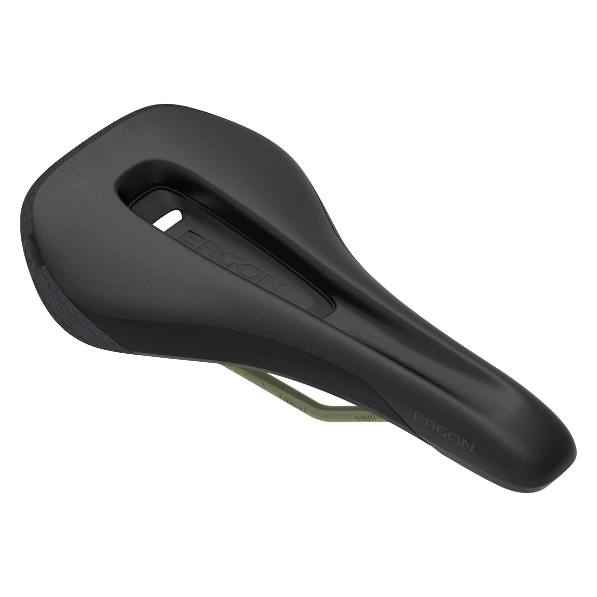 Ergon Men's Saddle SM Enduro Pro Solid Titanium Stealth