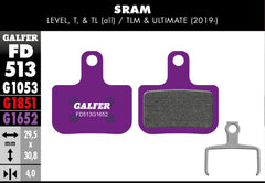 Galfer Brake Pads E-Bike G1652 FD513 SRAM